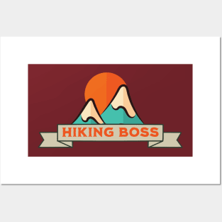 Hiking Boss Posters and Art